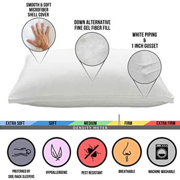 Ella Jayne Bedding Ella Jayne Home Standard Size Bed Pillows 2 Pack